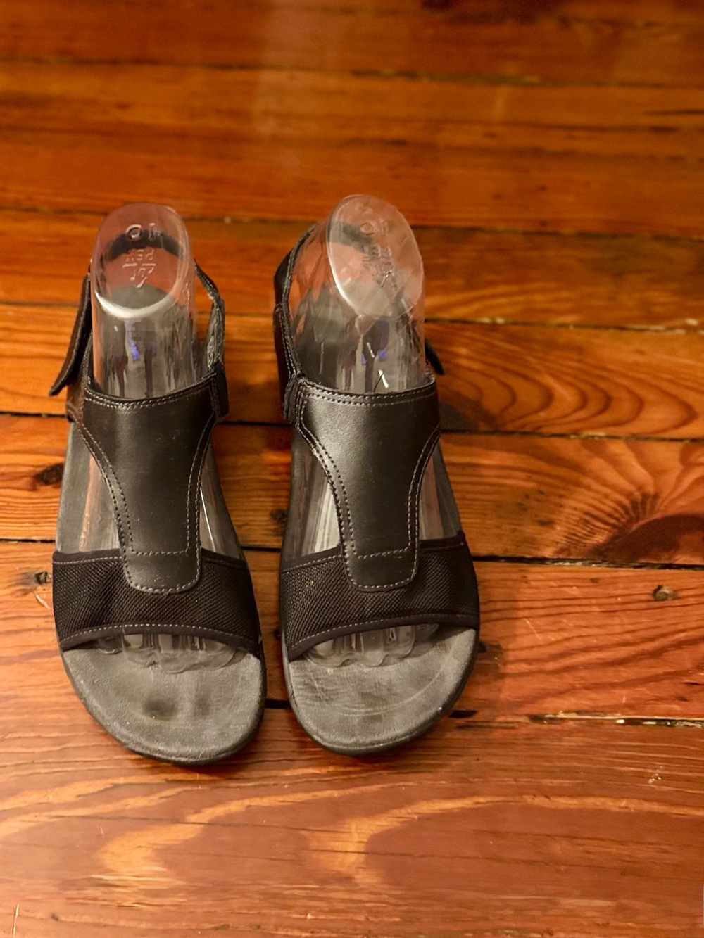 Easy Spirit Seacoast Womens Black Open-Toe Sport Sandals Shoes Size 11M